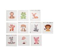 Adesivi Ricompensa Animali Che Cambiano Colore per Bambini, 5 Confezioni da 50 Pezzi, Fatti di Carta Che Cambia Colore, di Rinforzo Positivo per L'Addestramento Alla