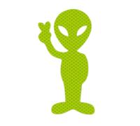 Adesivi riflettenti di sicurezza, adesivi riflettenti di avvertimento per | Adesivo per auto Alien per zaini, caschi, moto, scooter,