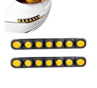 Adesivi riflettenti per auto, 2 pezzi, accessori esterni pieghevoli, strisce riflettenti di sicurezza e di sicurezza | per auto, camion, SUV, moto, anteriore e posteriore della carrozzeria del veicolo