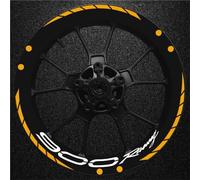Adesivi Riflettenti Per Mozzo Ruota Modifica Moto Decalcomanie Per Ciclo Interno Per Z900 900(Style 4)