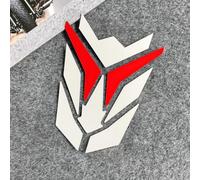 Adesivi riflettenti per parabrezza anteriore per moto e scooter, con tecnologia di cattura della luce per una maggiore visibilità degli oggetti (B argento+rosso)