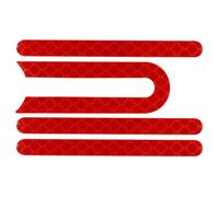 Adesivi riflettenti per scooter elettrico, decalcomanie di sicurezza ad alta visibilità per Xiaomi M365 Pro, 4 pezzi, rosso, blu, nero, arancione, verde, argento