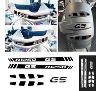 Adesivi RIFRANGENTI NERO Compatibili BMW R1250 GS Adventure PARAMANI PARAFANGO