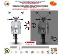 Adesivi rifrangenti vespa stricie sticker reflective multicolor cropped 1 pz.