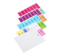 Adesivi Rimovibili per Tasti Bianchi per Tastiera Elettronica per Pianoforte a 88 Tasti per Principianti con Design 2 in 1 (COLORFUL)