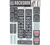 Adesivi Rockshox 35mm Grigio