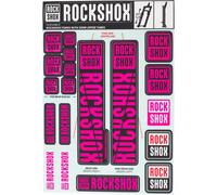 Adesivi Rockshox 35mm Nero