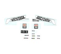 Rock Shox, Set di Adesivi Boxxer B1, Bianco (White/Black), 26/27,5" Unisex Adult