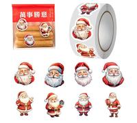 Adesivi Roll - Etichette Roll | Adesivi etichette Roll | Forniture Label Tag Seal Sticker, Christmas Buste Label Sticker, Christmas Adesivi Roll For Decorations, Handmade Craft
