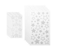 Adesivi Rosa Cipolla A 10 Stelle, Adesivi Stella Glitter, Etichette Stella D'Argento, Adesivi Decorativi Fai Da Te, Adesivi Decorativi Scatola Regalo, Adesivi Giocattolo Stella Per Bambini
