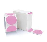 Adesivi Rotondi 25 Mm Rosa Rotolo Autoadesivo Piccoli Punti Adesivi Etichette Codifica Colori Cerchi Adesivi Rimovibili Resistenti Alle Intemperie Con Scatola Dispenser 500 Pezzi