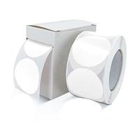 Adesivi Rotondi 38 Mm Bianco Rotolo Autoadesivo Piccoli Punti Adesivi Etichette Codifica Colori Cerchi Adesivi Rimovibili Resistenti Alle Intemperie Con Scatola Dispenser 500 Pezzi