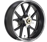 Adesivi ruote cerchi MV AGUSTA BRUTALE 989 R - moto - Tuning - stickers wheels