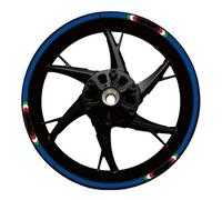 Adesivi Ruote Moto Adesivi Per Cerchi Moto Per CFMOTO 150NK 250SR 300NK 300SS/SR 400NK 400GT 650NK 650GT 650MT Decalcomanie Riflettenti Adesivo per cerchioni(Colore 12)