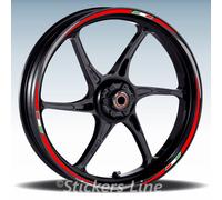 Adesivi ruote moto strisce cerchi APRILIA RX 125 (21+18 Pollici) Racing 3