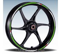 Adesivi ruote moto strisce cerchi KAWASAKI Z900 Z 900 wheels stickers Racing 3