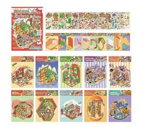 Adesivi Scene Camera Per Decorazione,Adesivi con Design Estetico | Scene 3D con per le Feste di Natale e Halloween,Per Scuola Viaggio Tenere Un Diario Campeggio Adulti