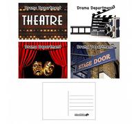 Adesivi scolastici per scuole di dramma - retro vuoto - Bumper Pack per insegnanti, genitori e scuole