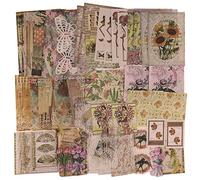 Adesivi Scrapbooking Vintage Carta Stickers Aesthetic Bullet Journal Decorativi Scarpboking Accessori per Fai da te Diario Album Fotografico Calendario Natale Biglietto di Auguri Regalo Scarpbok