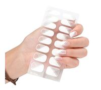 Adesivi semi-induriti per smalto gel, alla moda, classici, adesivi per nail art