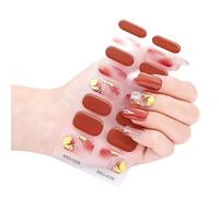 Adesivi semi-induriti per smalto gel, alla moda, classici, adesivi per nail art