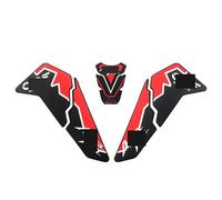 Adesivi Serbatoio Carburante Laterale Moto Adesivi Trazione Carburante Per CRF1100 Per CRF 1100 L Per Africa Per Twin 2019-2024 Protector Pad(Red)