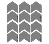 Adesivi Sicurezza Notte Bici per moto Impermeabili Adesivi Sicurezza | Dimensioni 5.5x5.9cm, nastro riflettente , efficienza per ottica elevata, per ritorno luminoso per massimo, protezione guida