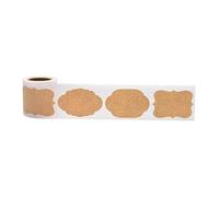Adesivi Sigilli Buste 250 Pezzi Adesivi In Carta Kraft Etichette Regalo Di Natale Vuote For Barattolo Candela Bottiglia Di Vetro(YH47-250pcs)