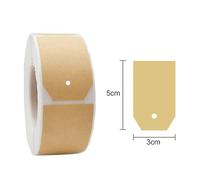 Adesivi Sigilli Buste 250 Pezzi Adesivi In Carta Kraft Etichette Regalo Di Natale Vuote For Barattolo Candela Bottiglia Di Vetro(YH344-250pcs)