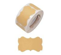 Adesivi Sigilli Buste 250 Pezzi Adesivi In Carta Kraft Etichette Regalo Di Natale Vuote For Barattolo Candela Bottiglia Di Vetro(YH345-250pcs)