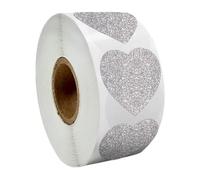 Adesivi Sigilli Buste 50-300 pezzi adesivi glitterati con diamanti da 1 pollice, sigillo a cuore, decorazione artigianale(QY979-100ppcs)