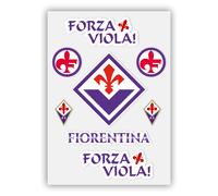 ADESIVI SQUADRE CALCIO FIORENTINA Stickers Football Club Sport Team Serie A