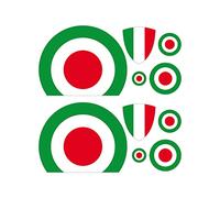 Adesivi Stickers kit PIAGGIO BANDIERE ITALIA CERCHIO