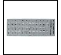 Adesivi Stickers Lettere per Tastiera Keyboard Italiana PVC Silver
