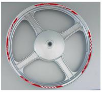 Adesivi strisce cerchi Compatibili con Piaggio Si 16'' pollici Strips D0045