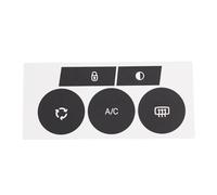 Adesivi Tasti Auto Compatibile Con C4 2014 2015 2016 2017 2018 Kit Riparazione Pulsanti Controllo AC Usurati Adesivi Riparazione Auto Accessori Interruttori Alzacristalli Elettrici