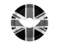 Adesivi Tasti auto Compatibile Con MINI Per R50 R53 2001 2002 2003 2004 2005 2006 Decalcomania Dell'autoadesivo Dell'alloggiamento Centrale Del Volante Dell'interno Dell'automobile(3)