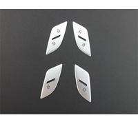 Adesivi Tasti auto Compatibile Con Per A3 V8 S3 2017 2018 2019 2020 Auto Interruttore Di Blocco Della Porta Bottoni Di Chiusura Centrale Di Protezione Della Copertura Adesivi