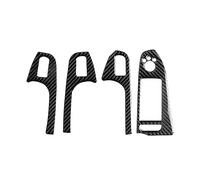 Adesivi Tasti auto Compatibile Con Per A4 B8 2009-2013 2014 2015 2016 Porta Interna Bracciolo Pannello Di Copertura Finestra Vetro Ascensore Pulsanti Telaio Trim Adesivo(RHD)