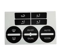 Adesivi Tasti Auto Compatibile Con Per Golf Per Mk5 2004 2005 2006 2007 2008 Accessori Per Console Centrale Auto Pulsanti Controllo Clima AC Kit Di Riparazione Adesivi Decalcomanie