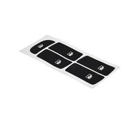 Adesivi Tasti Auto Compatibile Con SAAB 9-3 2003 2004 2005 2006 2007 2008 2009 2010 2011 2012 Pulsante Controllo Alzacristalli Decalcomania Riparazione Interna Adesivi Accessori