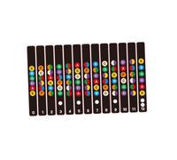 Adesivi Tastiera Chitarra Note Guida Fretboard per Violino | Carta Nera, per Chitarre a 6 Corde Acustiche ed Elettriche, Uso Didattico in Aula e Lezioni Private