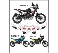 ADESIVI Ténéré 700 T7 WORLD RAID RALLY BASIC KIT COMPATIBILE