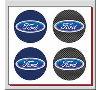 adesivi Tipo FORD per cerchi auto coprimozzi 4 PEZZI