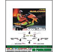 ADESIVI TMAX 2001 2007 REPLICA MALOSSI KIT COMPATIBILE