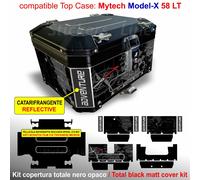Adesivi Top Case MYTECH Model X 58 LT compatibili BMW KTM Ducati Honda Guzzi Adv