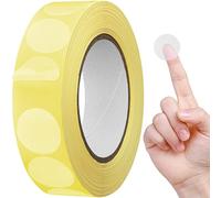 Adesivi trasparenti - 1000 pezzi, diametro 1,2 pollici/3 cm, trasparenti - Etichette circolari autoadesive - Punti rotondi sigillanti per buste postali, imballaggi - di Mifflin