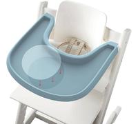 Adesivi trasparenti per fissare piastre, ciotole e giocattoli, confezione da 6, compatibili con Stokke Tripp Trapp Tray, Stokke Clikk, Bugaboo Giraffe, Lalo e altri.
