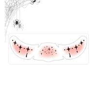 Adesivi Trucco Halloween Decalcomanie autoadesive gotiche