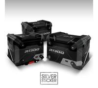 Adesivi Valige per BMW R 1300 GS ADV ALU 3th model Triple Black PACK-VA3-GP-002